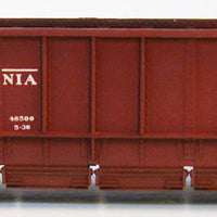 PRR Class GPA Covered Hopper w/K Brakes - Resin Kit w/One-Piece Body -- Pennsylvania Railroad w/White Circle Keystone Decals