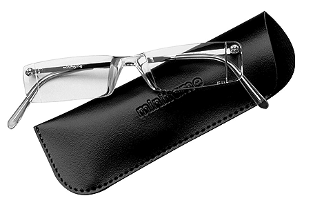 Mini-Frame Reading Glasses -- 2X (4.0 Diopter)
