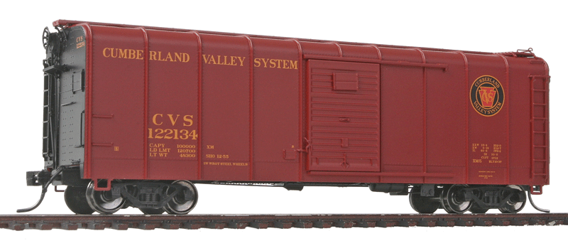 B&O Class M-53 Wagontop Boxcar w/Youngstown Doors - Ready to Run -- Cumberland Valley System #122134 (Reid Brothers' Model Railroad, Boxcar Red)