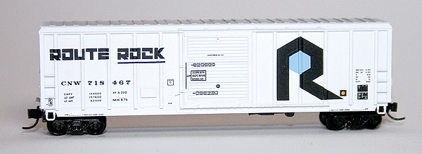 P-S 5344 Cu.ft. Single Door Boxcar - Ready to Run -- Chicago & North Western #1 (Ex Rock Island, white)