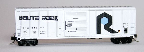 P-S 5344 Cu.ft. Single Door Boxcar - Ready to Run -- Chicago & North Western #2 (Ex Rock Island, white)