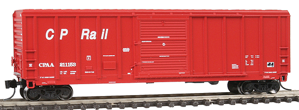 P-S 5344 Cu.ft. Single-Door Boxcar - Ready to Run -- Canadian Pacific #211153 (red, CP Rail Lettering, No Logo)