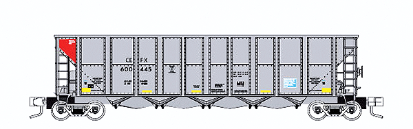 Trinity RD-4 Hopper - Ready to Run -- CEFX (silver, red)