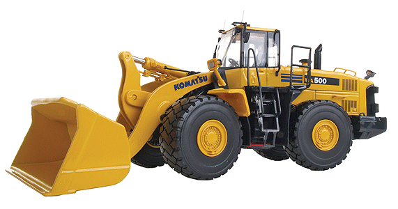 Komatsu WA5000 Wheel Loader - Assembled -- Yellow, Black