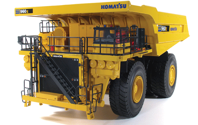Komatsu 960E-2K Dump Truck - Assembled -- Yellow