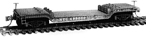 90-Ton Depressed-Center Flatcar pkg(2) -- Undecorated Kit (Less Trucks & Couplers)