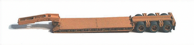 American Trailer (Unpainted Metal Kit) -- 50-Ton Low Boy