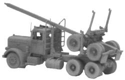 American Trucks - (Unpainted Metal Kit) -- 359 Tractor w/Skeleton Logging Trailer