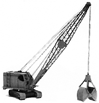 Construction Equipment - Kit -- Bucyrus Erie 30-B Crane