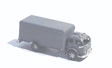 American Truck - (Unpainted Metal Kit) -- Cabover with Refrigetrated City Delivery Body