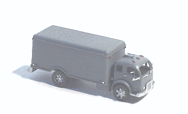 American Truck - (Unpainted Metal Kit) -- Cabover with Refrigetrated City Delivery Body