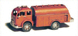 American Truck - (Unpainted Metal Kit) -- 1950s Fuel Delivery Tank Truck