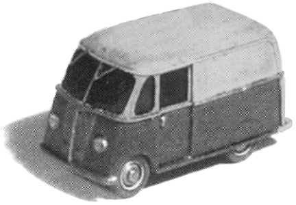 American Truck (Unpainted Metal Kit) -- Metro Delivery Van