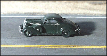 American Automobile - Buick (Unpainted Metal Kit) -- Coupe 1936
