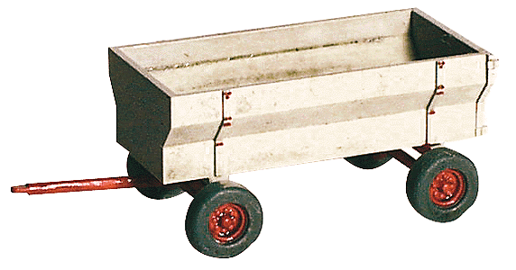 Farm Machinery (Unpainted Metal Kit) -- Bin Wagon