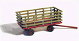 Farm Machinery (Unpainted Metal Kit) -- Hay Wagon