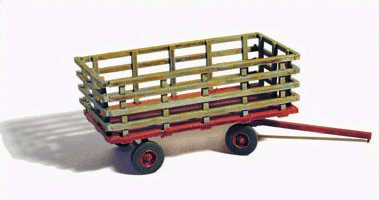 Farm Machinery (Unpainted Metal Kit) -- Hay Wagon