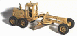Construction Equipment (Unpainted Metal Kit) -- 120 Road Grader w/Operator Figure