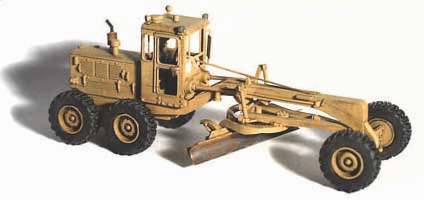 Construction Equipment (Unpainted Metal Kit) -- 120 Road Grader w/Operator Figure