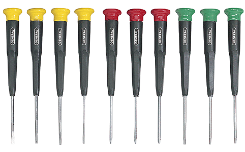 Precision Screwdriver -- 10-Piece Set