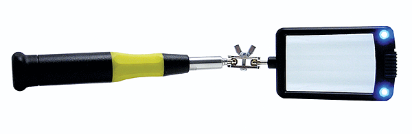 UltraTech(TM) Tool System -- Telescoping Lighted Inspection Mirror