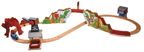 Thomas & Friends(TM) Wooden Railway -- Tidmouth Timber Co. Deluxe Figure 8 Playset
