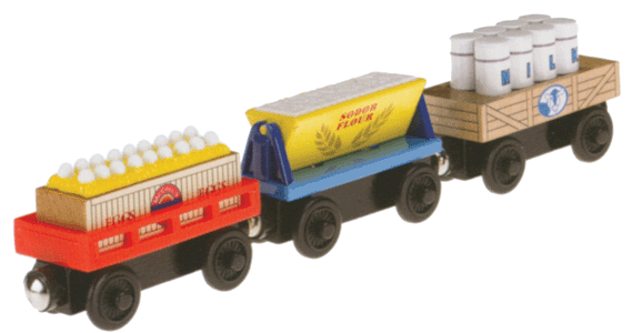 Sodor Bakery Delivery - Thomas & Friends(TM) Wooden Railway -- 3-Car Set