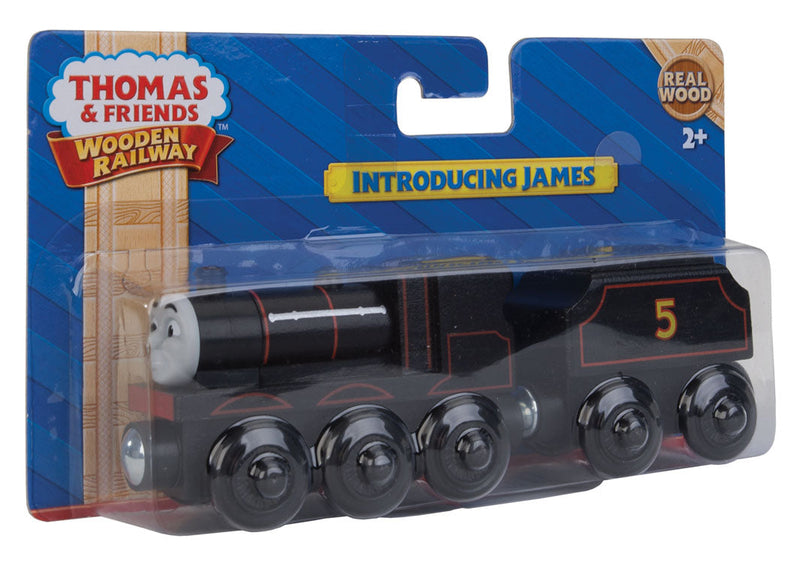 James the Steam Engine 70th Anniversary - Thomas & Friends(TM) Wooden Railway -- Black (As He Originally Appeared)