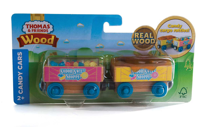Candy Cars - Thomas & Friends(TM) Wood -- Sodor Sweet Shop (1 Each pink, yellow)