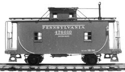 Wood Caboose -- PRR N6B