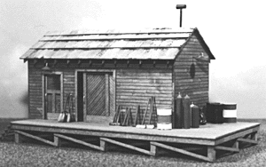 Tool & Supply Shed -- 3-1/2 x 2" 6.4 x 5.2cm