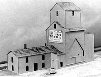 Midwestern Grain Elevator -- 5 x 16"  12.8 x 47cm