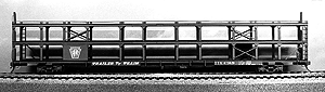 Trailer Train 89' Autorack -- Tri-Level Undecorated
