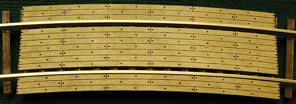 18' Radius Curved Grade Crossing -- Kit - Fits Code 83 & 100 Rail pkg(2)
