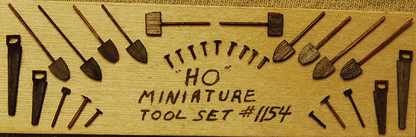 Miniature Tool Set -- 10 Shovels, 4 Saws, 2 Picks, 14 Hammers