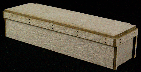 The Cube Modular System Component - Kit (Laser-Cut Architectural Card) -- Truck Dock Section pkg(4)