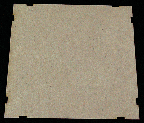 The Cube Modular System Component - Kit (Laser-Cut Architectural Card) -- Roof Sections pkg(4)