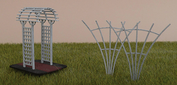 Arbor w/2 Trellises - Kit (Laser-Cut Wood)