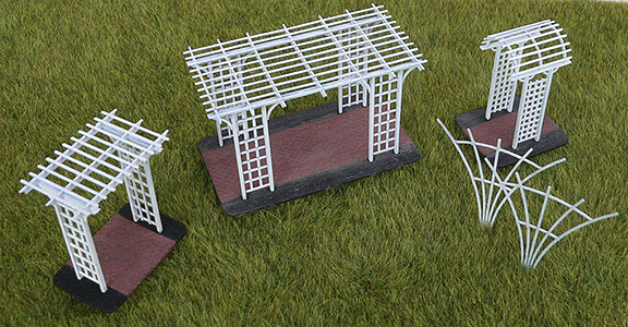Pergola Set - Kit (Laser-Cut Wood)