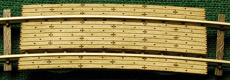Grade Crossing pkg(2) -- 11" Radius Curve - Fits Code 100 Rail
