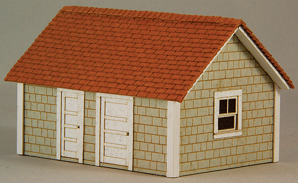 Well House -- Laser-Cut Wood Kit - 2-5/8 x 1-7/8 x 1-5/8  6.6 x 4.7 x 4.1cm