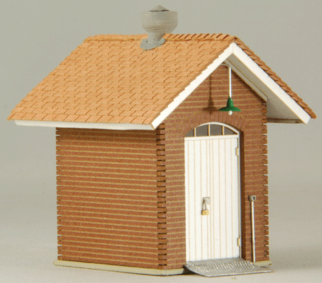 Brick Oil Shed -- Kit - 1-3/4 x 1-13/16 x 2-1/16"  4.5 x 4.6 x 5.2cm