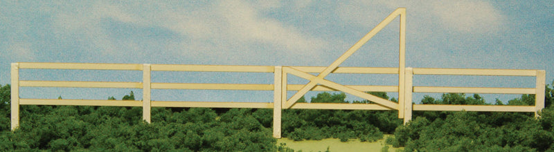 3-Slat Fence w/3 Gates -- Kit - 50"  1.2m