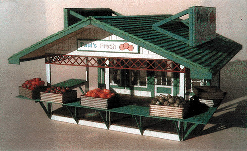 Country Market - Kit (Laser-Cut Wood) -- 4-5/8 x 4-1/8 x 2-1/2"