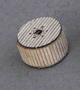 Cable Reel pkg(6) - Kit (Laser-Cut Wood) -- Covered - 1/4 x 7/16" Diameter-1