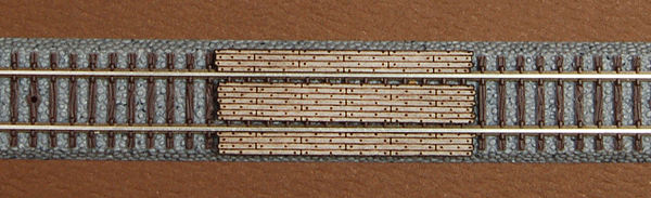 Straight Grade Crossing pkg(2) - Kit (Laser-Cut Wood)
