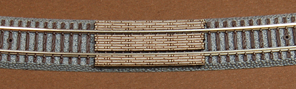 490mm Radius Curved Grade Crossing -- Kit
