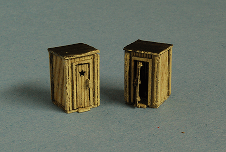 Outhouse pkg(2) - Kit (Laser-Cut Wood) -- 5/16 x 5/16 x 1/2"