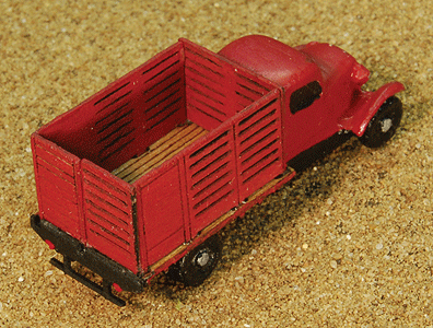 Cattle Truck Body - Kit (Laser-Cut Wood) -- Fits #716-30028 or 30029 (each sold separately)