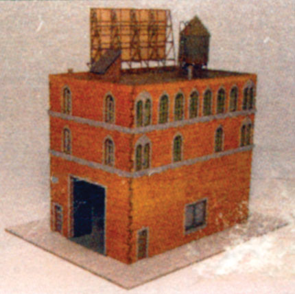 4-Story Modular Industrial Complex A -- Kit - 4 x 3 x 3-3/4"  10.2 x 7.6 x 9.5cm